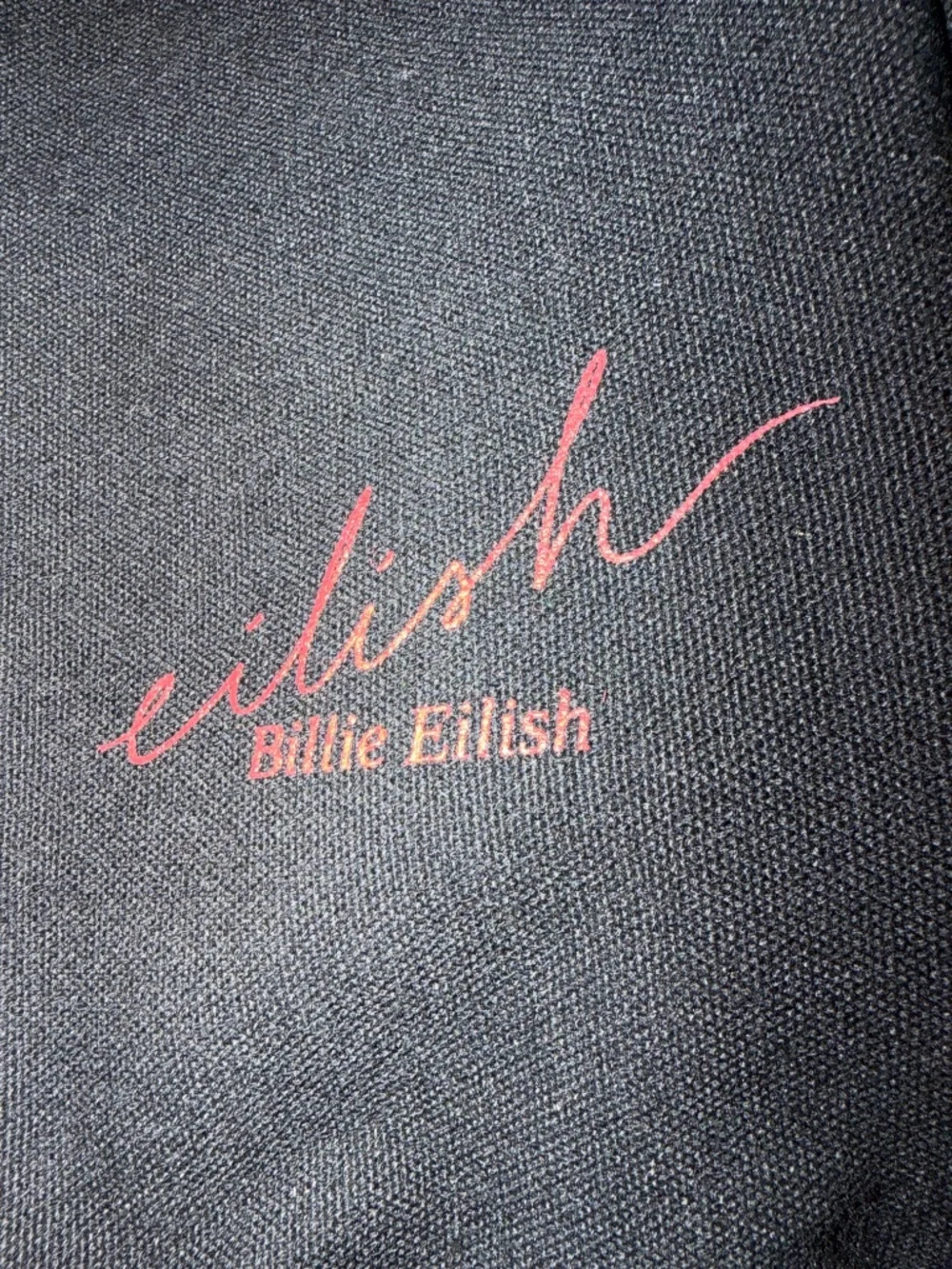 Billie Eilish Duffle Bag Black Red Logo Ulta Travel Bag Zipper New BNWT